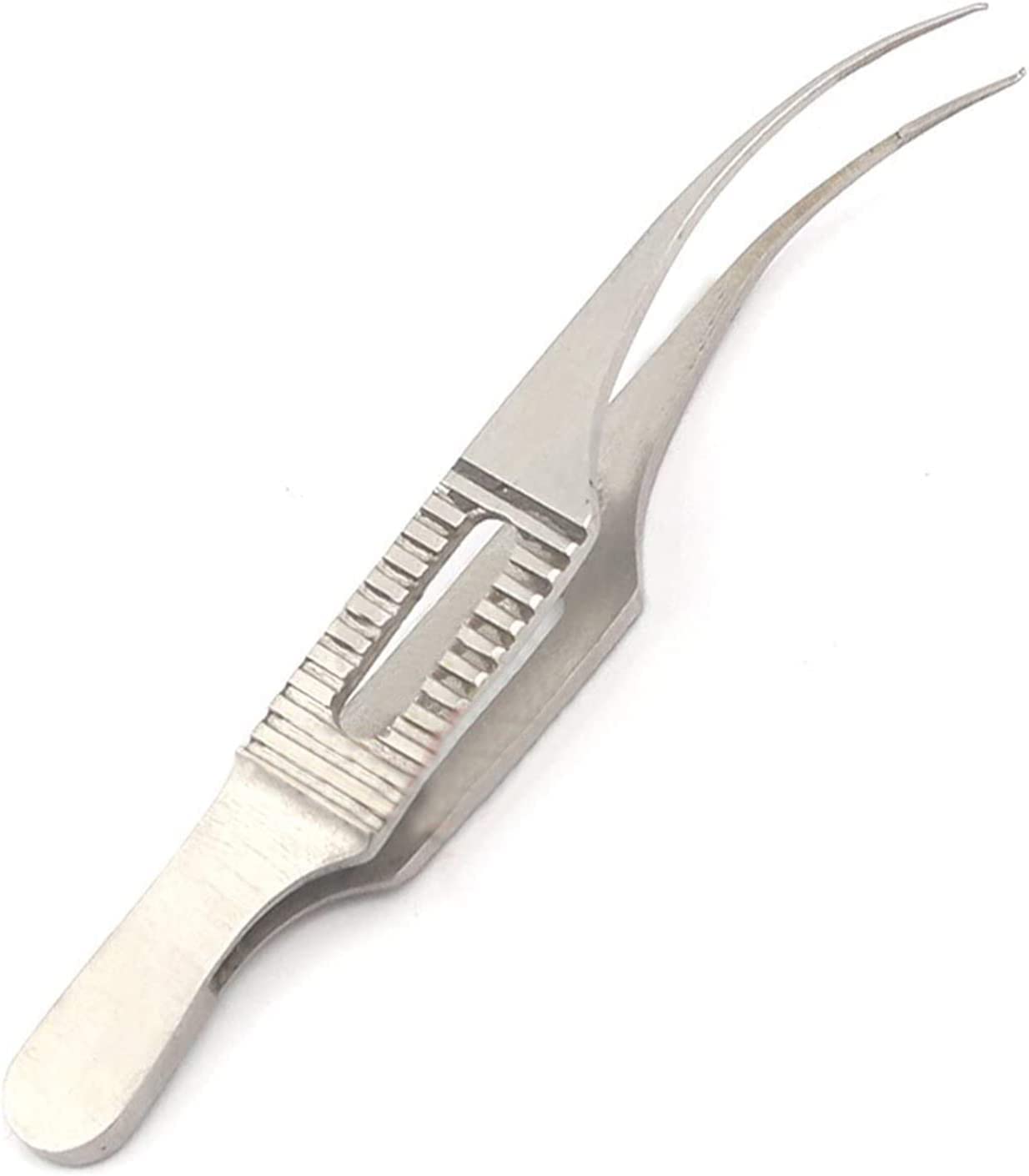 G.S O.R. Premium Grade PIERSE Colibri CORNEAL Forceps 3" (7.6CM) Very Delicate 1X1 Teeth 0.1MM