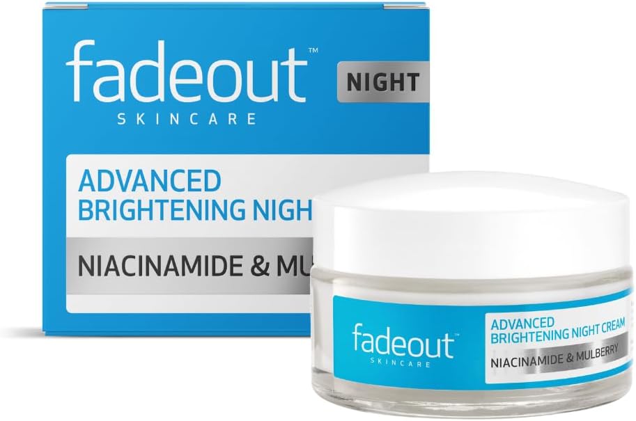 Fade Out Advanced Even Skin Tone Night Cream - Brightening Cream With Niacinamide, Hyaluronic Acid, Lactic Acid, and Rosehip Seed Oil - 50ml