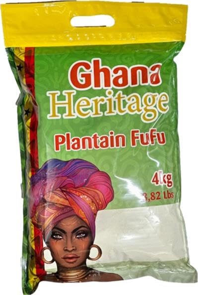 Ghana Heritage Plantain Fufu Flour, 4 Kg