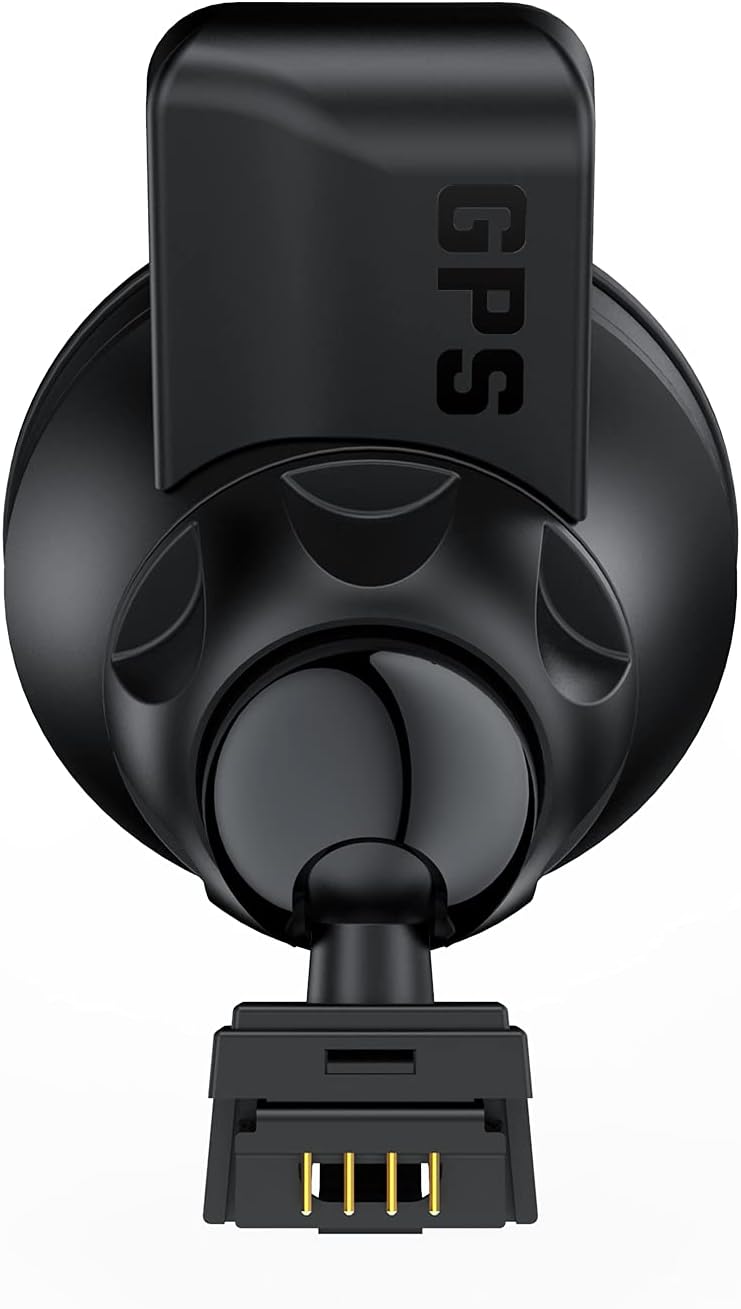 Vantrue USB-C GPS Mount for N4/ N2S/ X4S/ T3, Dash Cam Car Suction Cup Mount with GPS Receiver for Speed, Route, Loction Tracking