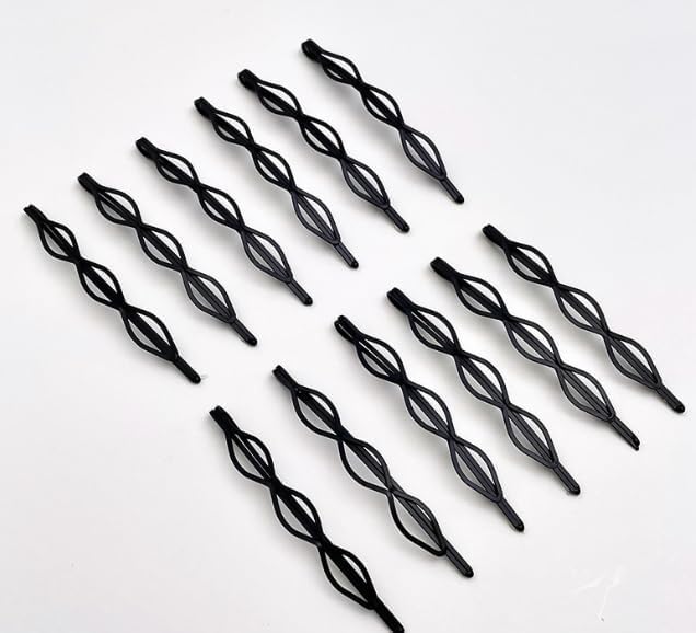 12Pcs Black Vintage Hair Pins Mini Bobby Pins Fashion BB ，Clip Invisible Bangs Clip Pins Bobby Pins for Women and Girls Decorative Wedding Dainty Hair Pins Hair Accessories Beauty and Personal Care