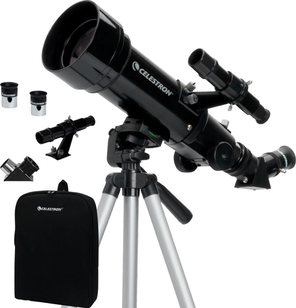 Celestron Travel Scope 70mm Beginner Portable Telescope with Backpack