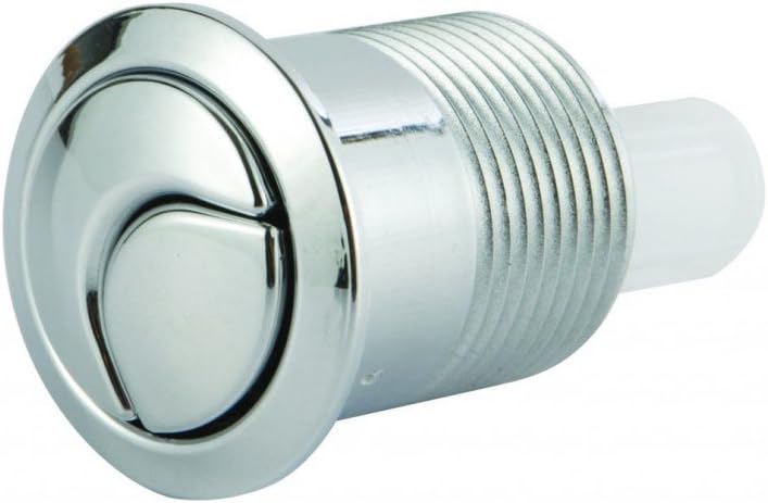 Siamp Skipper 45 Dual Flush Chrome Toilet Push Button 34455007, Multi-Colour, 37 Millimeter