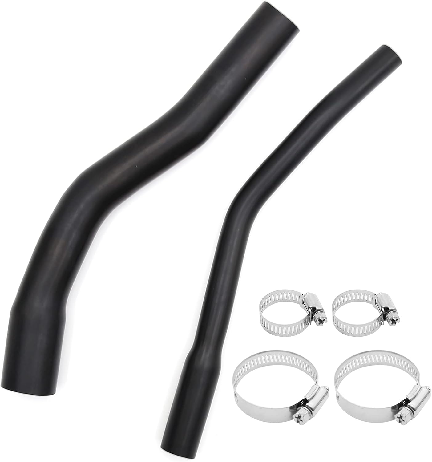 52100131AD 52100132AB Fuel Fill Vent Hoses with 4 Clamps Fuel Filler Hose Replacement for Jeep Cherokee XJ 1997 1998 1999 2000 2001