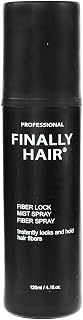 Finally Fiber Lock Strong Hold Hair Spray, 4.1 oz - For Holding Xfusion, Strand, Bosley, Nanogen, Viviscal and Other Hair Fibers in Place