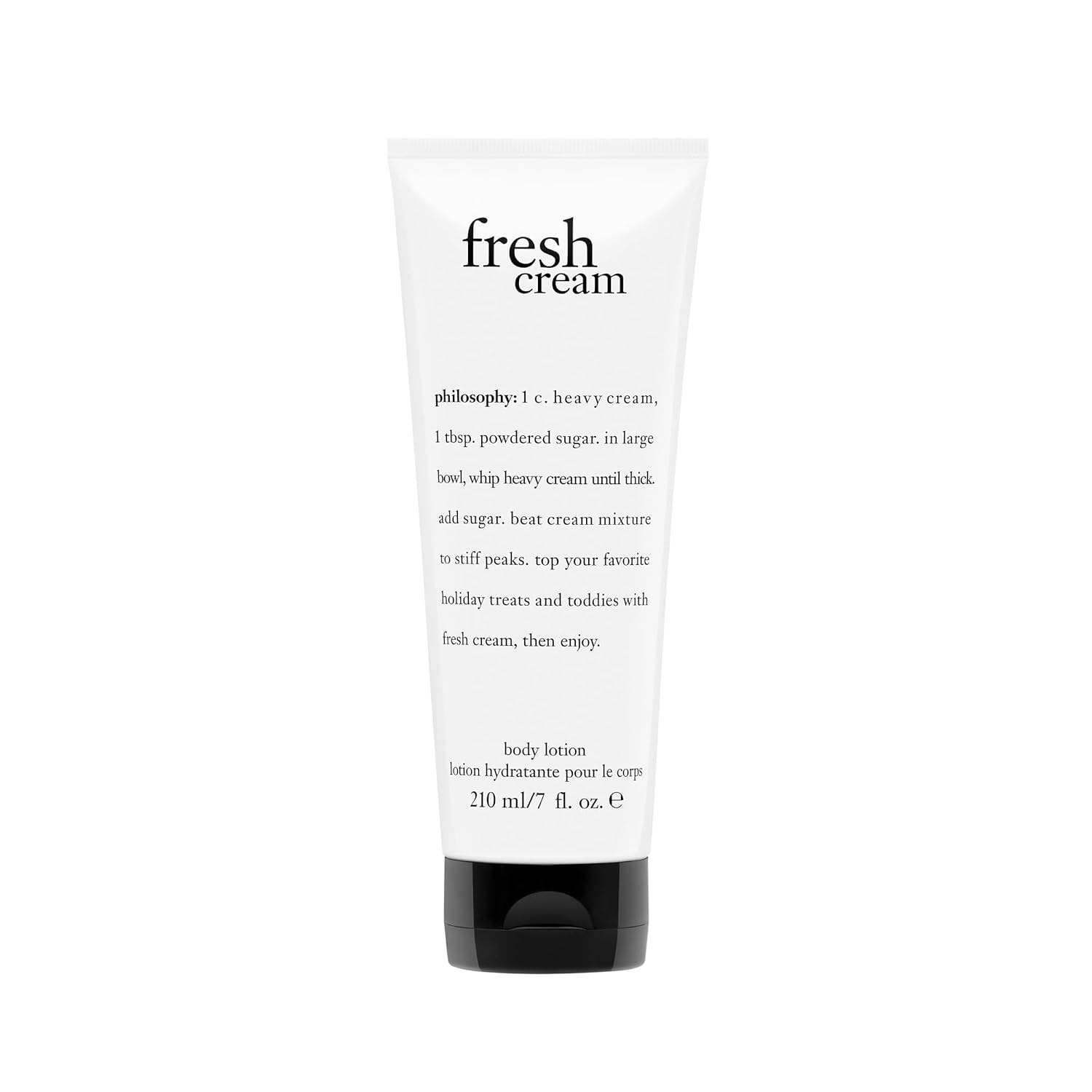 philosophy fresh cream body lotion - with notes of vanilla, heliotrope & tonka bean - 7 fl oz