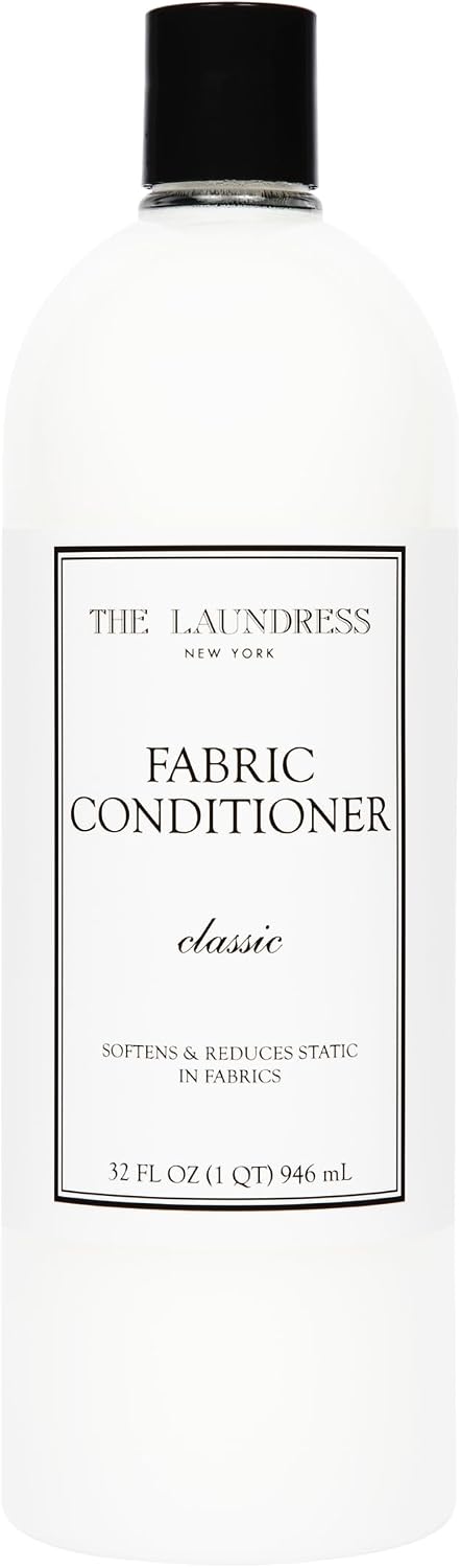The Laundress Fabric Conditioner Classic, Fabric Softener Liquid, Concentrated, 32 Fl Oz, Soften Fabrics, Reduces Static