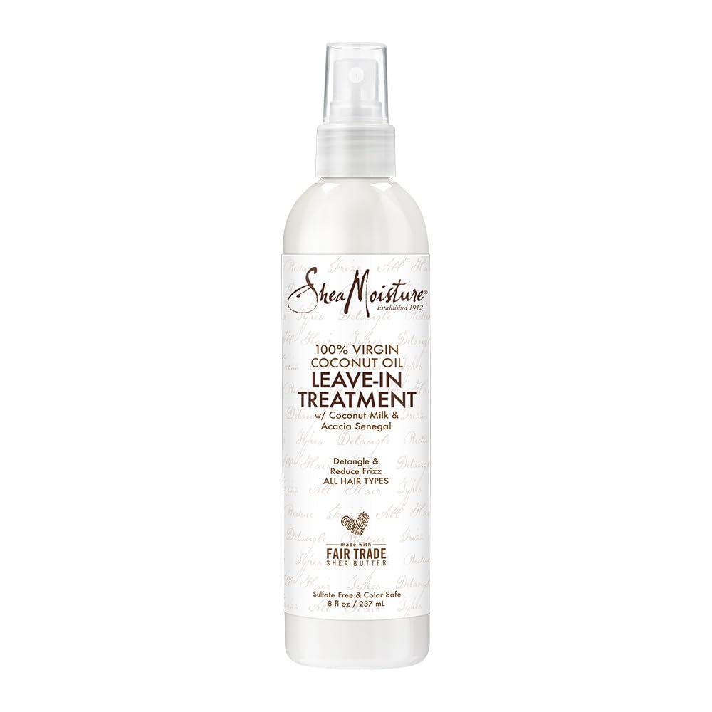 Shea Moisture 100 Percent Virgin Coconut Oil Leave-In Treatment, 8 Ounce