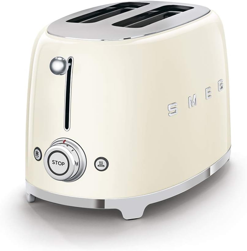 Smeg 2-Slice Toaster-Cream by Smeg