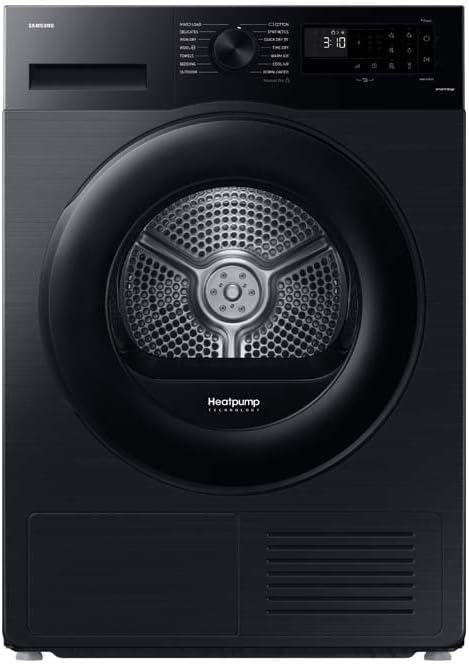 Samsung Series 5 DV80CGC0A0ABEU with OptimalDry and SmartThings, Heat Pump Tumble Dryer, 8kg