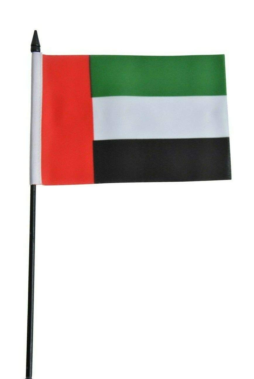 United Arab Emirates Hand Waving Flag 6" x 4" Flag Superstore