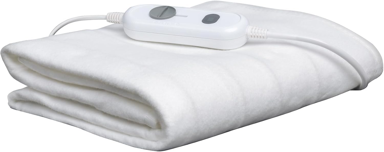 Daewoo Electric Blanket With 3 Heat Settings, Over Heat Protection, Detachable Controller, Heated Blanket, Single