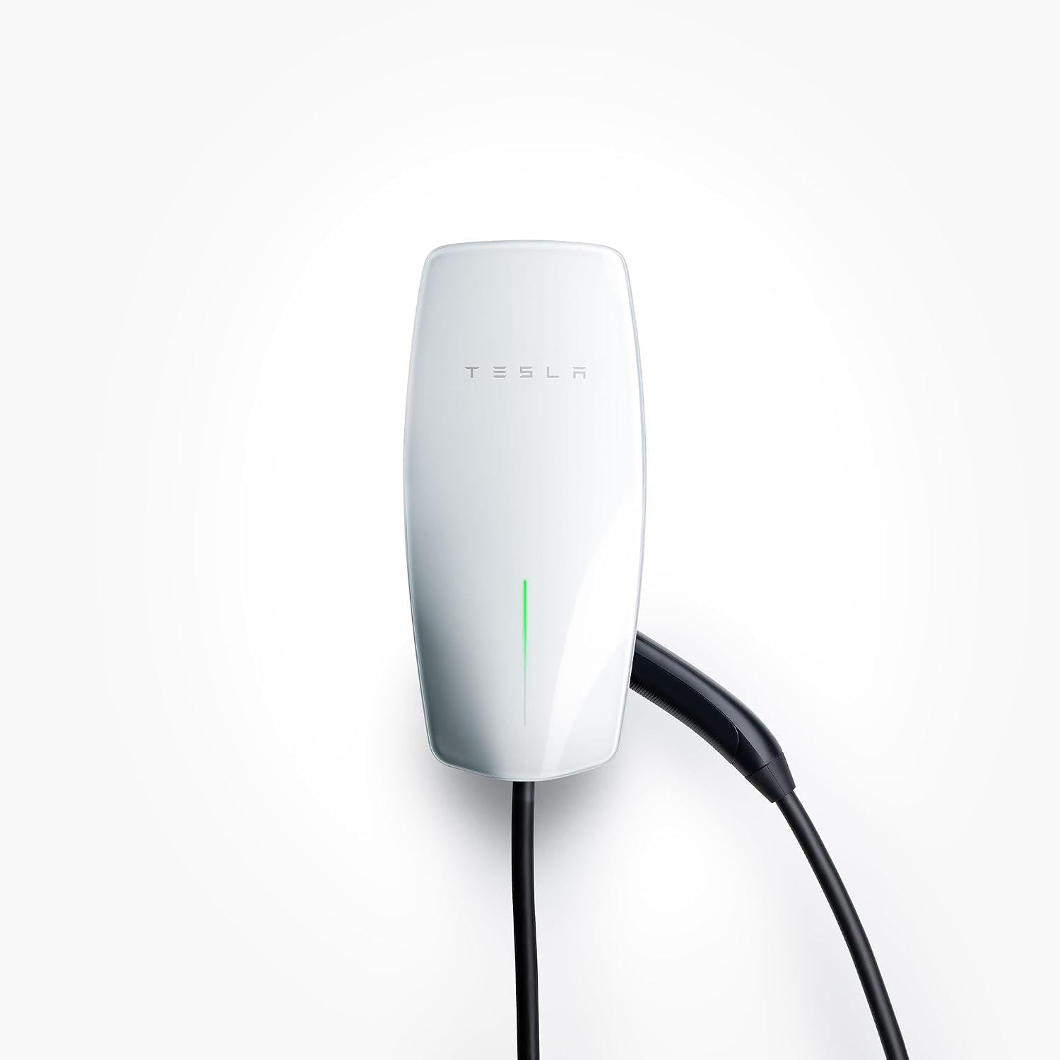 Tesla Universal Wall Connector - Electric Vehicle (EV) NACS / J1772 Charger with Dual Plug Type - Compatible for All North American EVs - Level 2 - up to 48A with 24' Cable