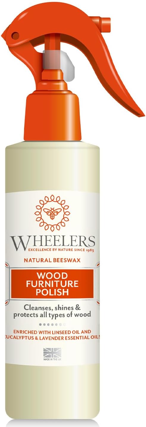 Wheelers Natural Wood Furniture Polish Spray, 300ml