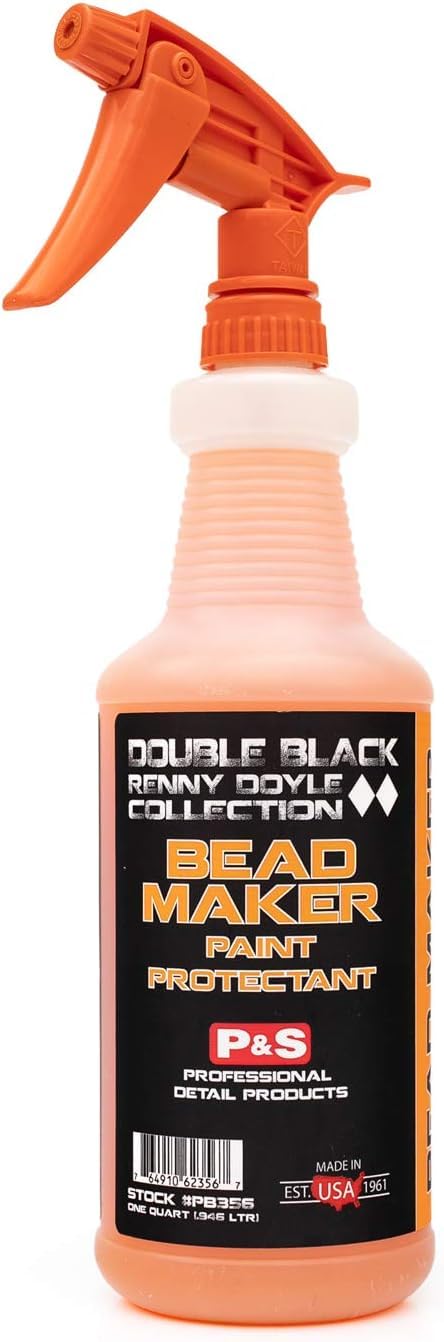 P&S Bead Maker Paint Sealant – Easy Spray & Wipe Protectant for Cars, Boats & RVs – Hydrophobic Gloss & UV Protection – Safe for All Surfaces - 32 Oz.