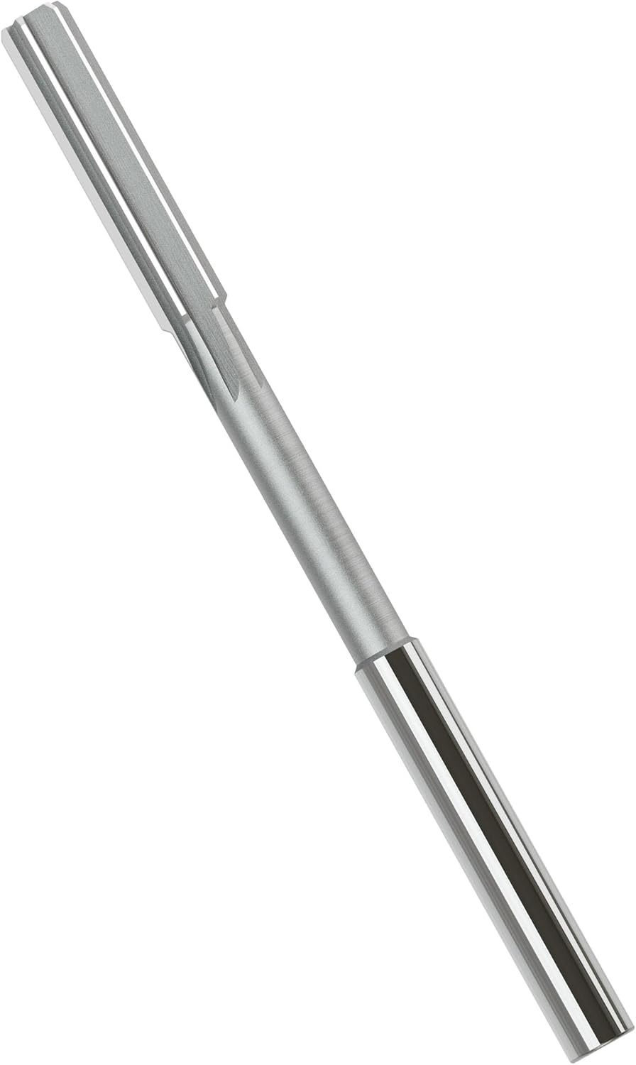 FOCMKEAS Chucking Reamer 8mm, H7 HSS Cobalt M35 Lathe Machine Reamer Metric, 6 Straight Flutes, Round Straight Shank Milling Cutting Tool, for Stainless Steel Alloy Copper Metal