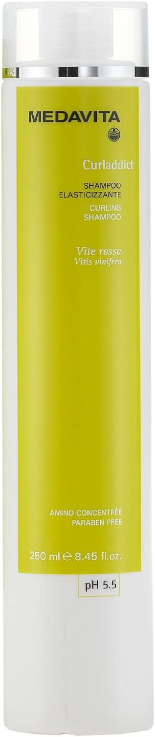 Medavita | Curladdict Elasticizing Shampoo, 250ml, for Curly and Wavy Hair