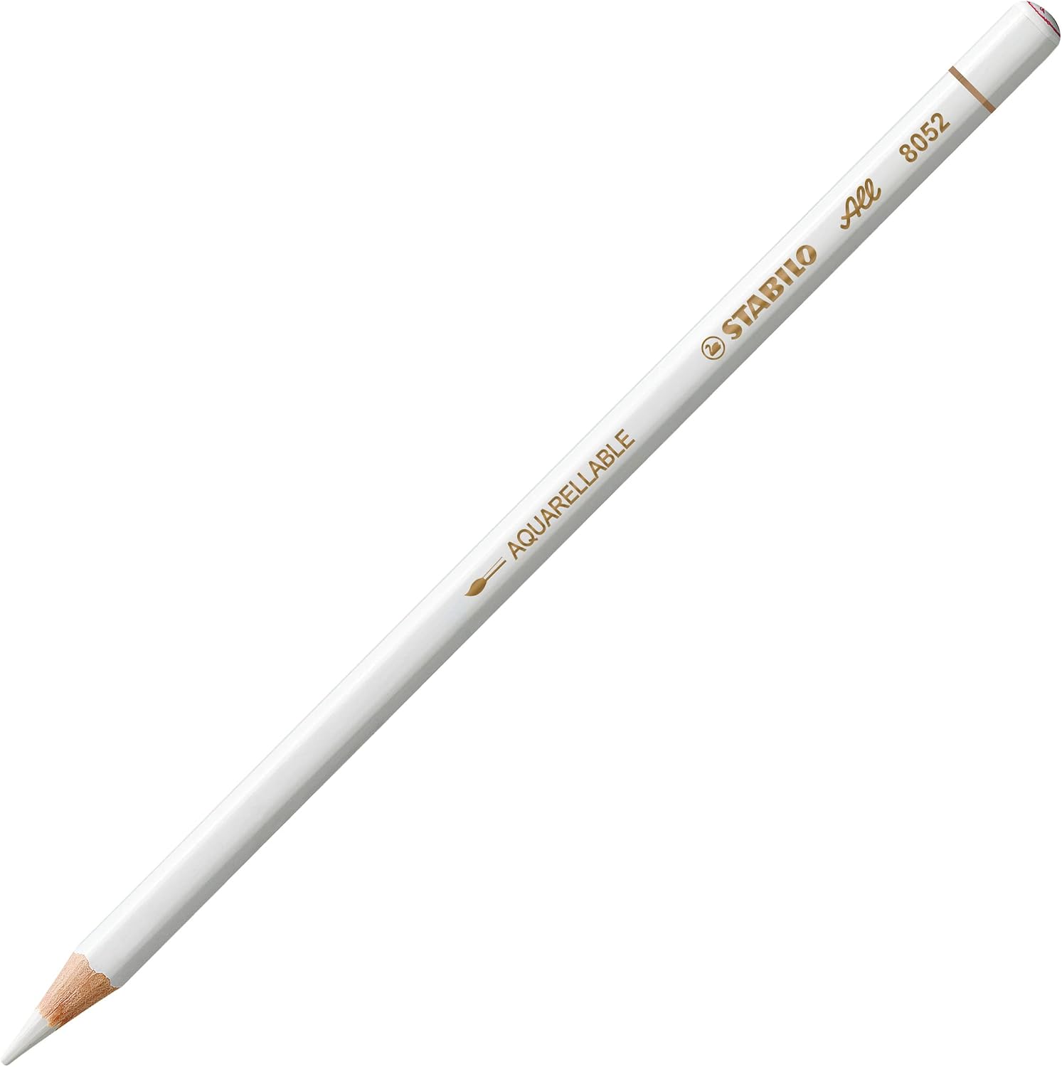 STABILO All - Coloured Pencil for Almost All Surfaces - Pack of 1 - White
