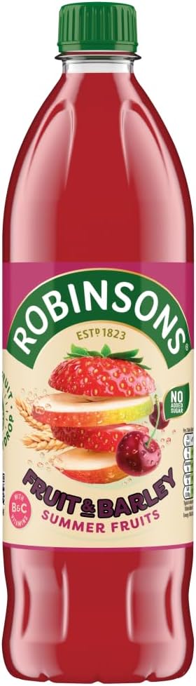 Robinsons Fruit & Barley Summer Fruits Squash | 1L Bottle