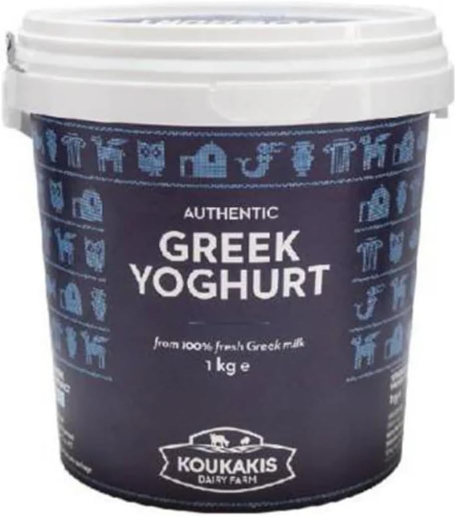 By Pufai Grocery, Premium Greek Yoghurt Strained Yoghurt% 14 Fat 1000 Gramm