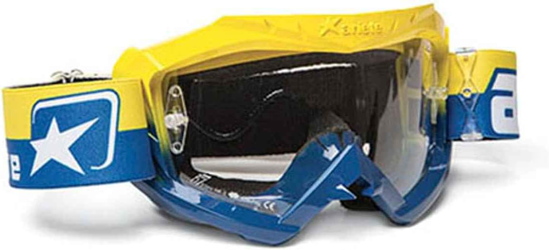 Ariete 07 Line Colors Collection MX Offroad Goggles Blue/Yellow