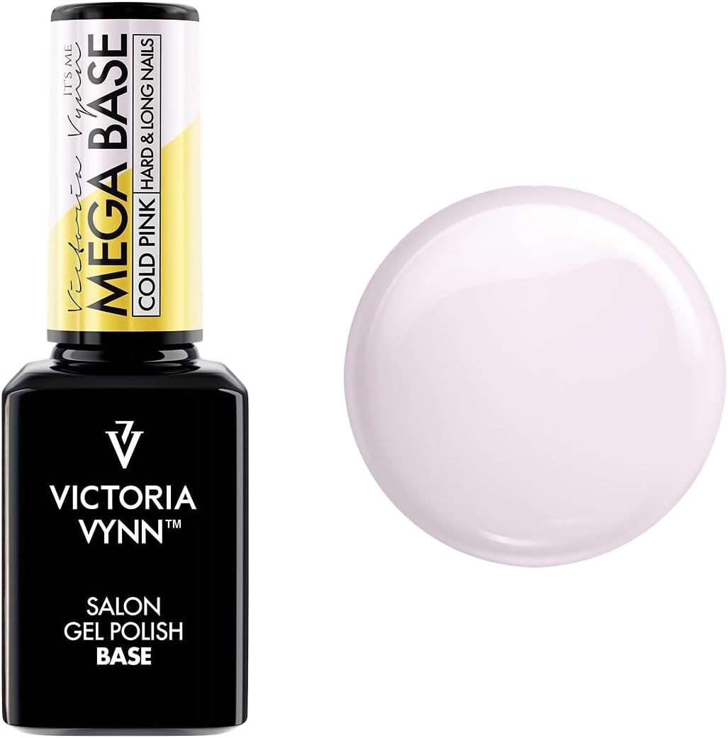Victoria Vynn Mega Base Hard & Long Nails UV Led Hybrid Gel Polish 15ml (Cold Pink)