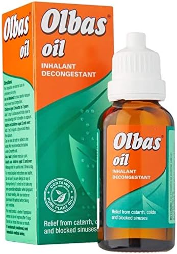 Olbas Oil 30ml (New Pack) - Inhalant Decongestant - Long Expiry (5 Pack)