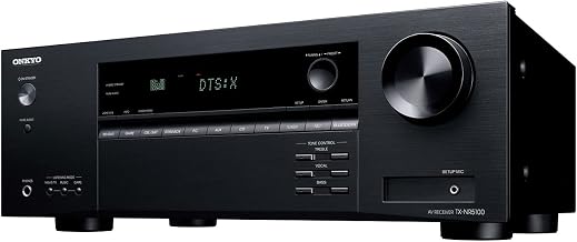 Onkyo TX-NR5100 7.2-Channel 8K Smart AV Receiver Smart Home Ecosystem integrates with Apple Airplay, Alexa, Google apps