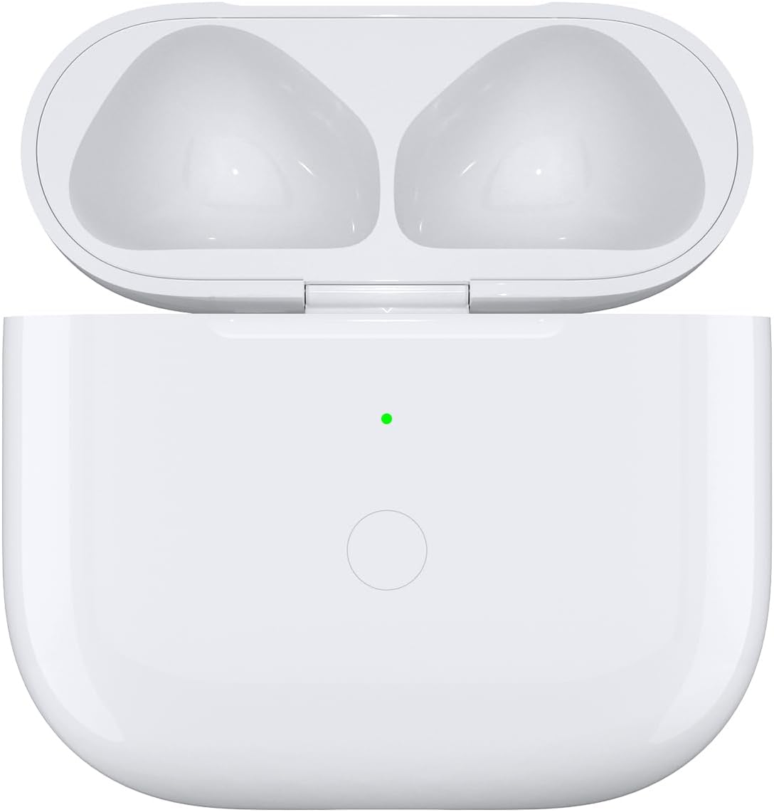 Wireless Charging Case for AirPods 4 Gen, Compatible for AirPods 4 (USB-C Port) Charging Case Replacement, Built-in 660 mAh Battery with Bluetooth Pairing Sync Button for AirPod 4th (No Earbuds)