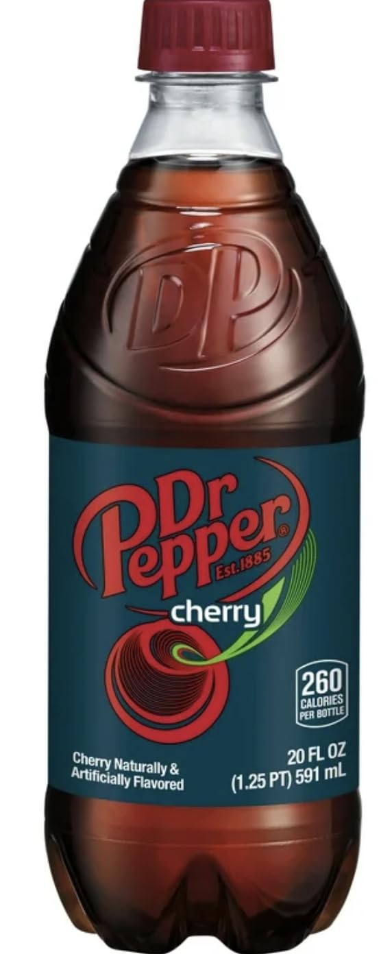 B4Y Dr. Pepper Cherry, 20 Oz Bottle - 16 Pack