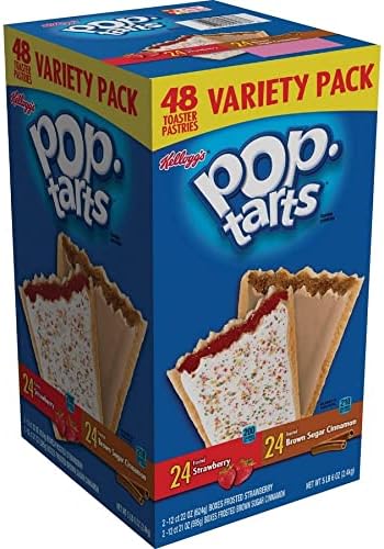 Pop-Tarts Toaster Pastries Variety Pack, 48-Count Pastries