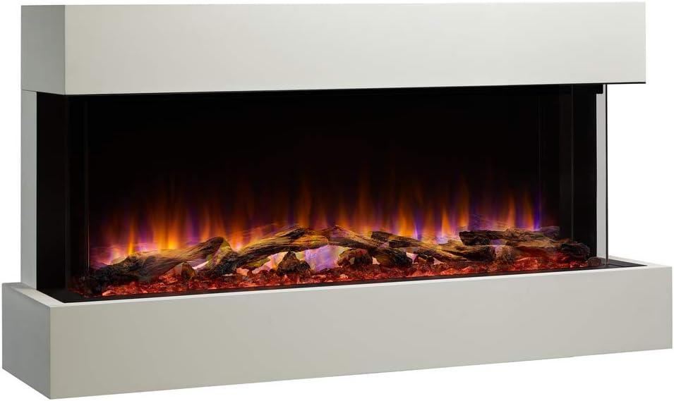 SIMPLIFIRE Floating Mantel Kit for Scion 43, Primed MDF; for Wall Mount Applications (Includes Wall Mount Bracket) - SF-SCT43-MANTEL