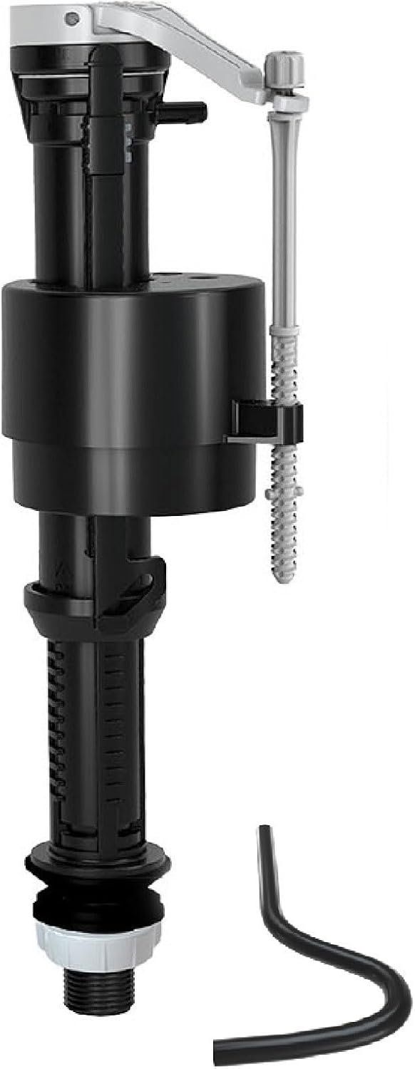 R&T Toilet Fill Valve A1320, Toilet Repair Kit Inside Tank, Universal Toilet Replacement Kit, Quiet and Fast Fill Water, Height Adjustable, Easy to Install