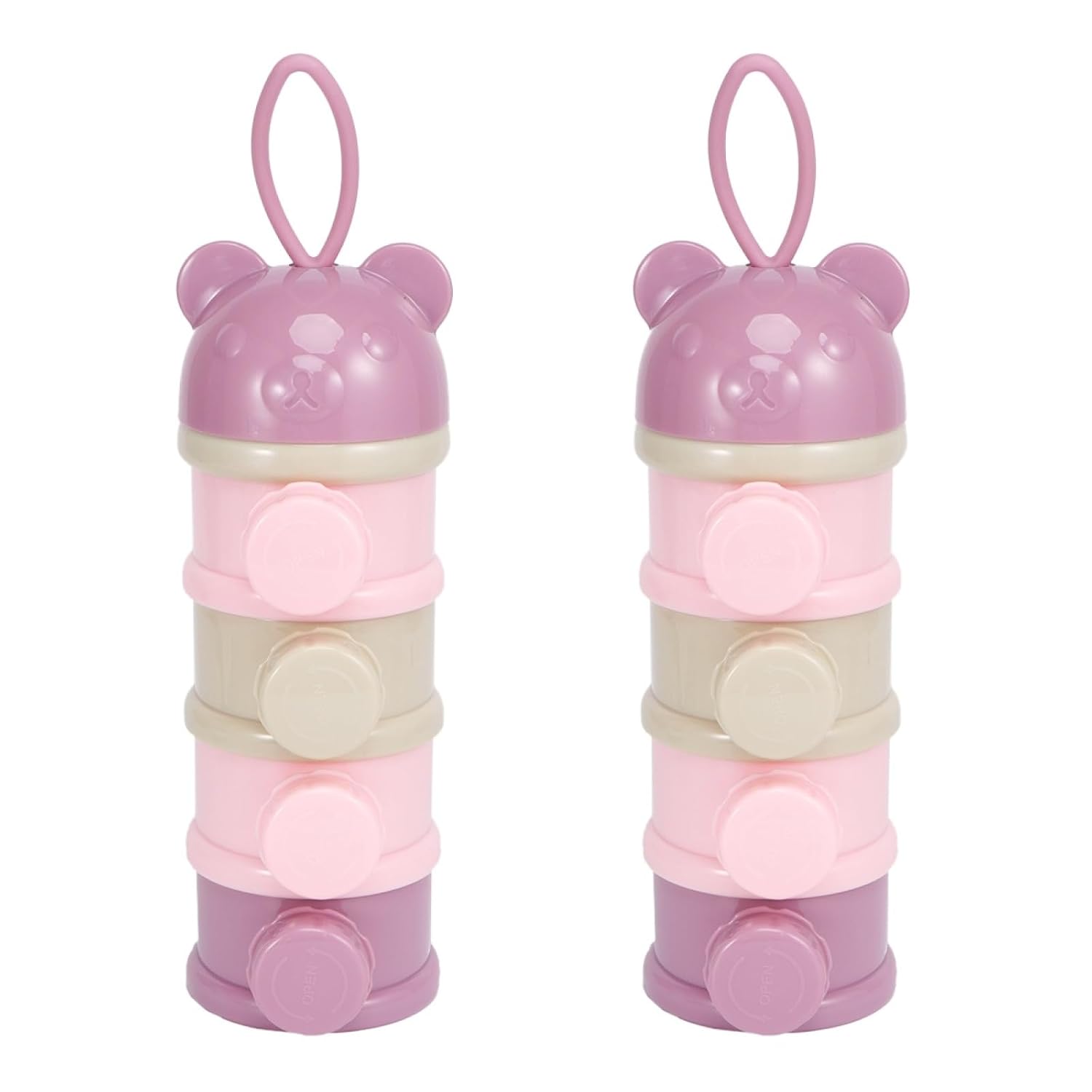 2pcs Baby Formula mam Baby Bottles Baby Formula containers for Travel Formula Dispenser Newborn Milk Powder Dispenser Packaging Container Baby Feeding Tool Milk Powder Box