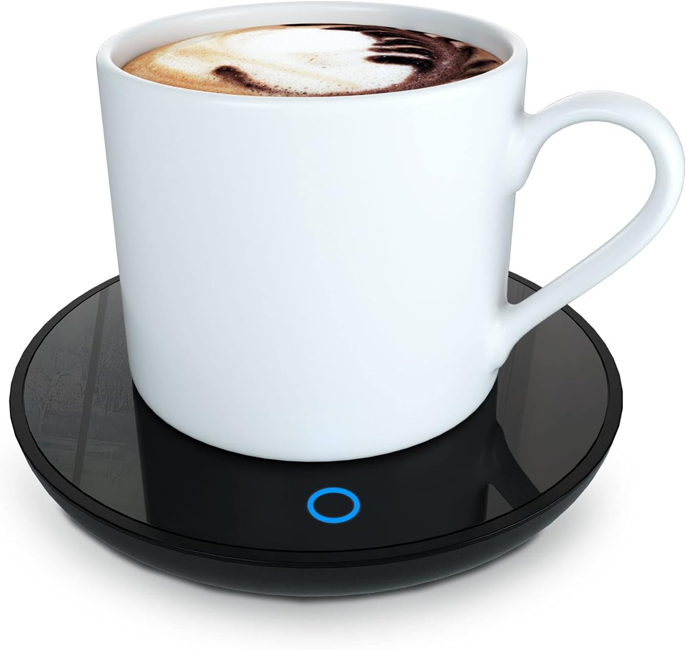 GARMEE Mug Warmer Coffee Warmer - Cup Warmer with 2 Temperature Settings Smart Tea Warmer Portable Beverage Warmer Drink Warmer for Office丨Desk丨Cocoa丨Coffee丨Tea丨Milk丨Hot Drinks(Excluding Cup)