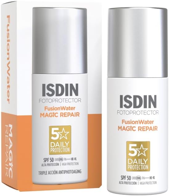 ISDIN FotoUltra Age Repair FW SPF 50 50ml | Daily facial sun cream | Triple anti-ageing action