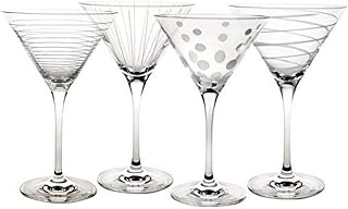 Mikasa Cheers Martini Glass, 10-Ounce, Set of 4