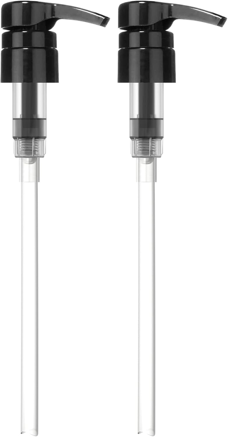 Bar5F Pump for 33.8-Oz Shampoo and Conditioner Liter Bottles (Fits 1" inch Bottle Neck 28/410) 2-Pack