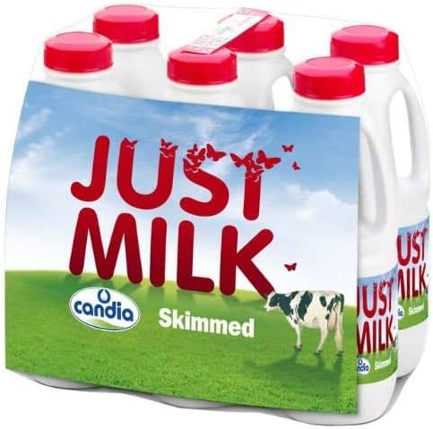 Just Milk Skimmed 6 x 1L Carton