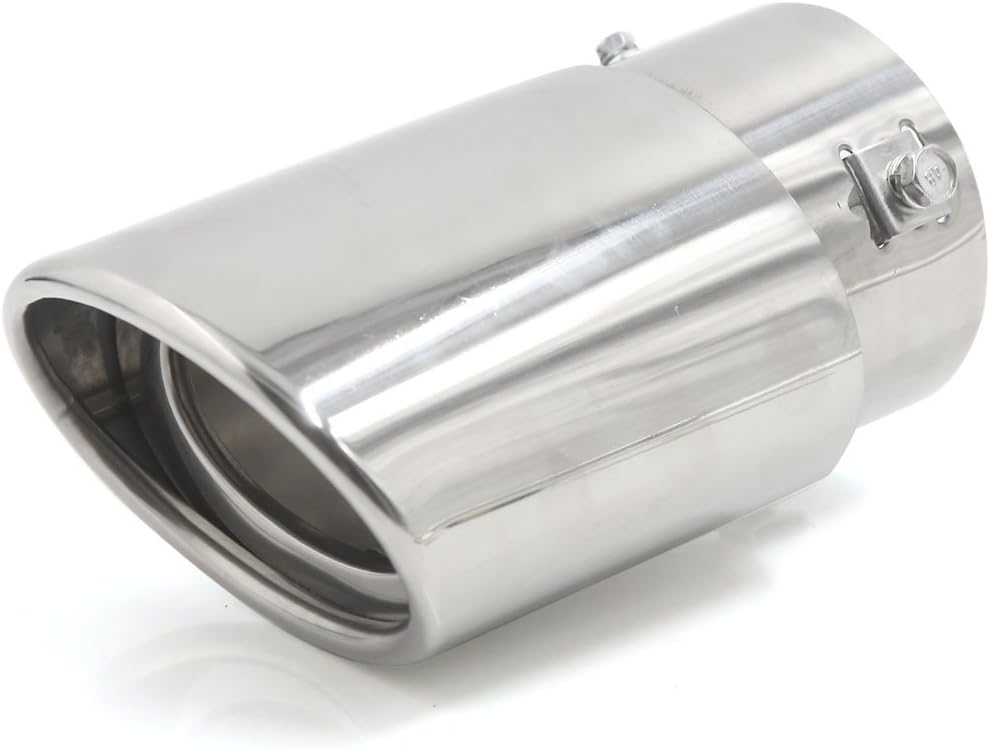 sourcingmap 75mm Inlet Exhaust System Muffler Down Tail Pipe Tips for Auto Car