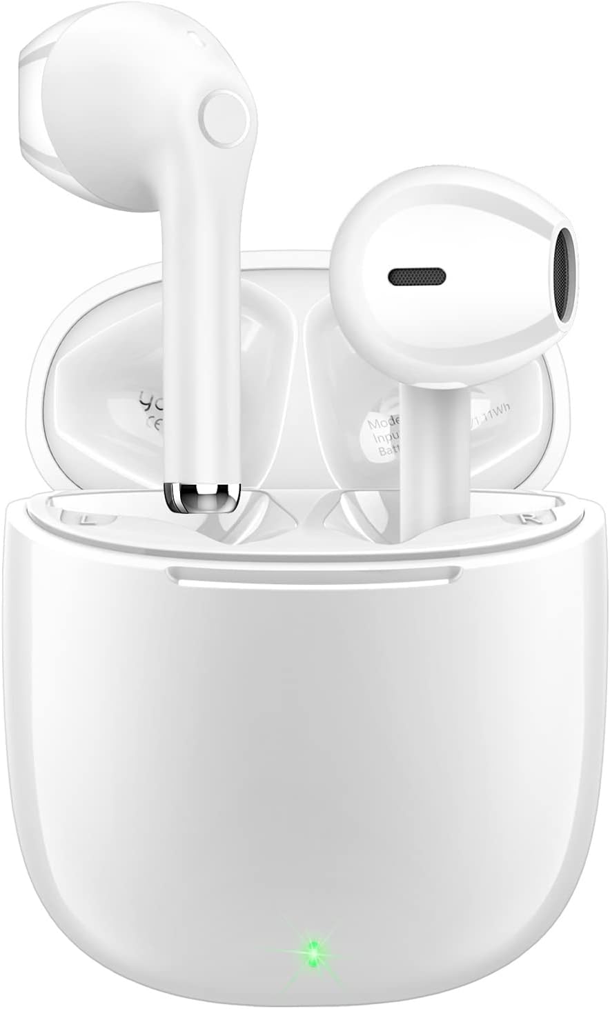 yobola Wireless Earbuds Bluetooth, Wireless Headphones HiFi Stereo, IPX5 Waterproof Wireless Earphones Touch Control, Bluetooth Earphones 5.1 Built-in Microphone, USB-C Charging with Sport/Fitness