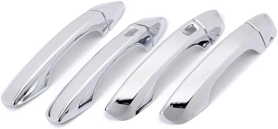 kadore for Volkswagen Tiguan 2017-2019 Car Chrome Side Door Handles Cover Trim (with Smart Holes) 8-pc