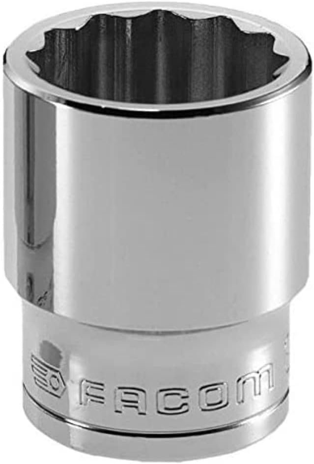 Facom SC.S Socket 0.5-Inch 12-Sided 16 mm Rouge et Noir