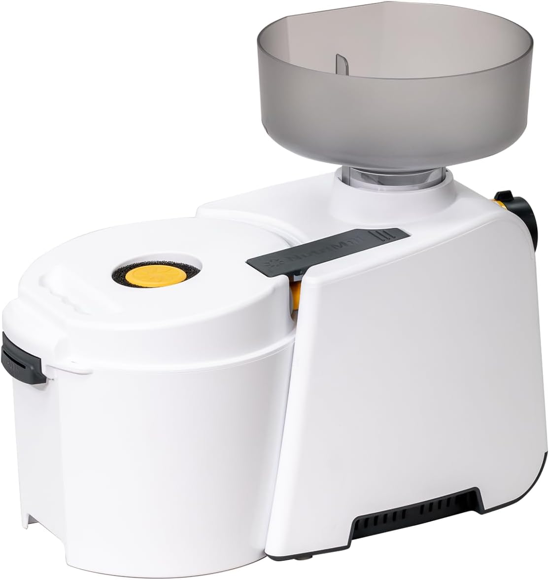NutriMill Impact Compact High Speed Electric Grain Mill for Fresh Flour Wheat Grinder with Stainless Steel Milling Heads