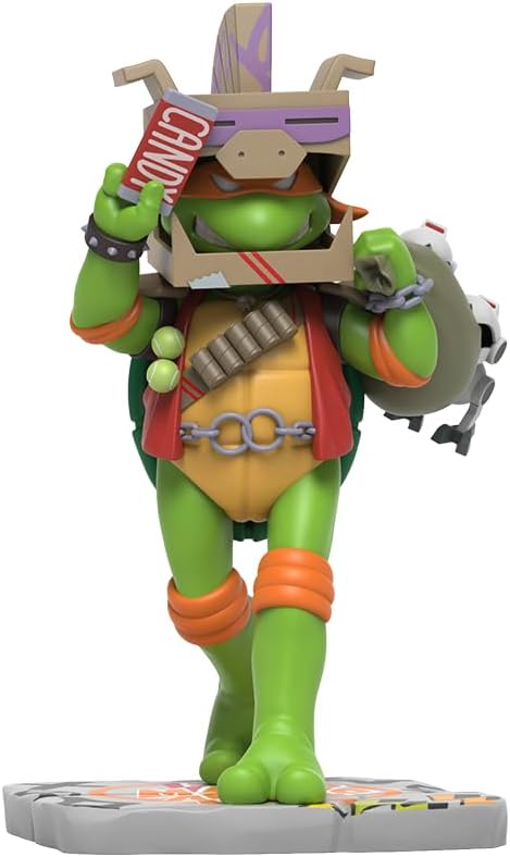 Mighty Jaxx Teenage Mutant Ninja Turtles: Michelangelo Cowa-BOO-nga! Edition | REMIXX 6 Inch Collectible Figurine
