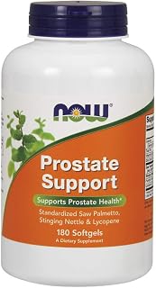 NOW Foods Supplements, Prostate Support, Prostate Support, with Standardized Saw Palmetto, Stinging Nettle & Lycopene, 180 Softgels