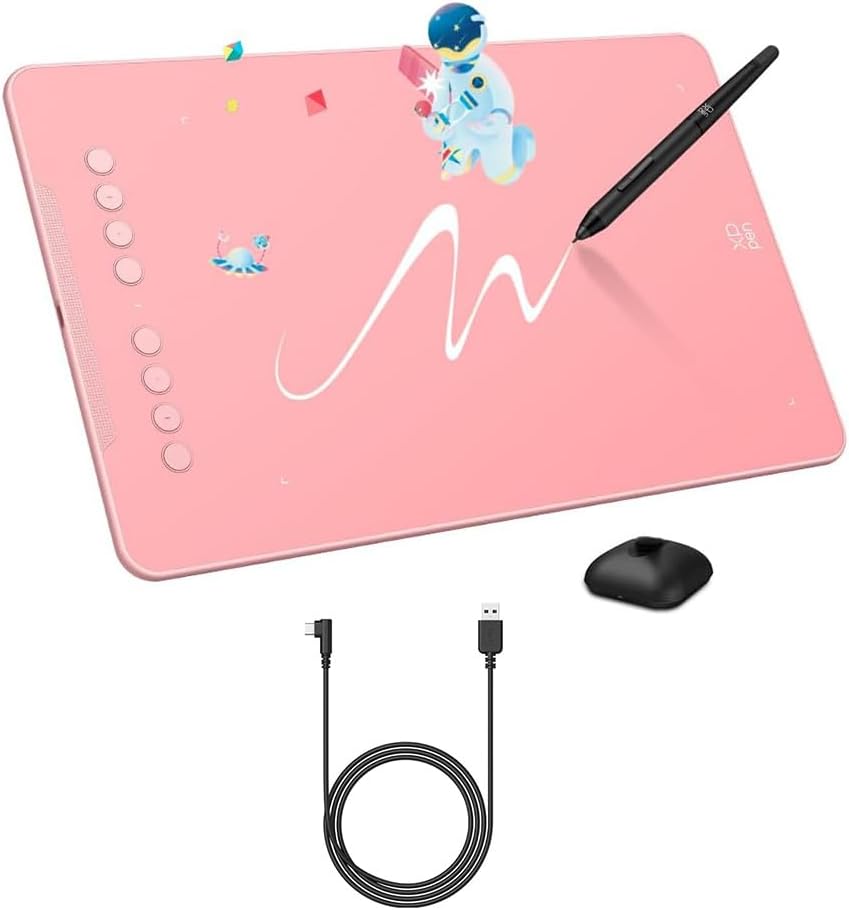 XPPen Deco 01 V3 10x6 Drawing Tablet | 16K Pressure XP-Pen USB Cable only Deco 01 Deco 01V2 Deco 01V3