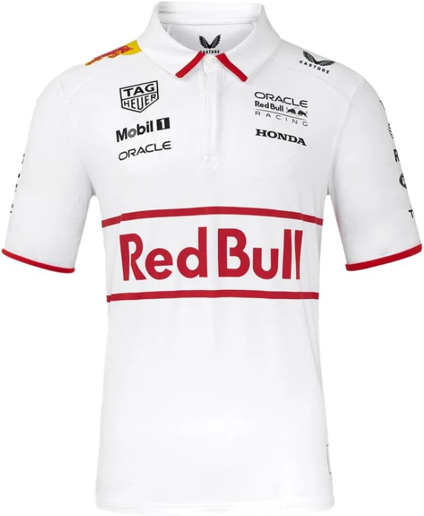 Castore Red Bull Racing F1 2025 Special Edition Japan GP Polo Shirt (M) White