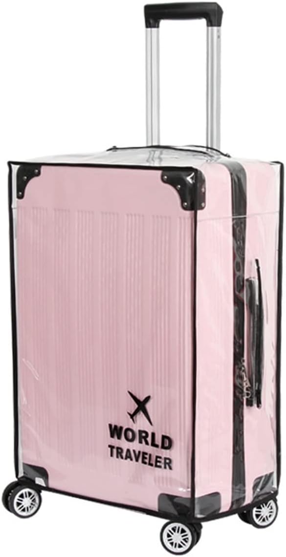Suitcase Cover Clear PVC Luggage Protector Cover Transparent Travel Luggage Covers for Suitcase waterproof Wheeled Suitcase Cover (30"')