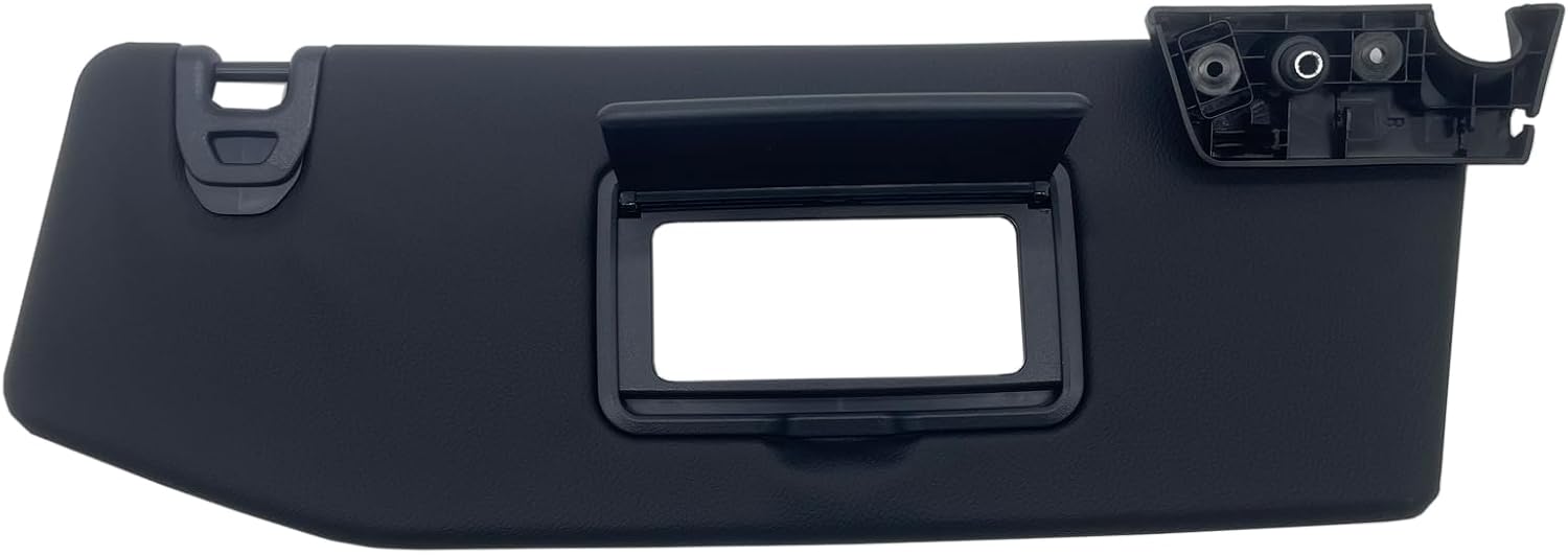 Right Passenger Side Sun Visor Without Light Replacement Fits for Jeep Wrangler JR Gladiator 2018 2019 2020 2021 2022 2023 Replace 6BR80TX7AQ with Mirror (Right Passenger Side(NO Light))